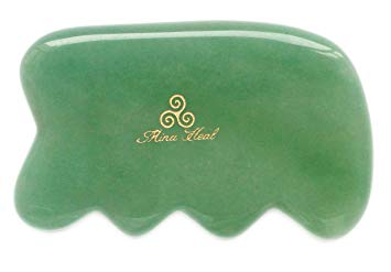 Gua Sha Massage Tool Made of Jade Stone, for Face Lifting, Anti-aging, Anti-wrinkles, GuaSha Treatment