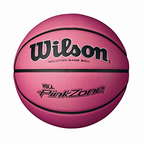 Wilson NCAA WBCA Pink Zone Solution Game Basketball (28.5-Inch)