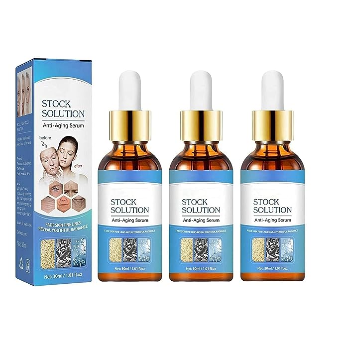 Face Serum Instant Face Tightening, Youthfully Stock Solution Anti-aging Serum for Women (3pcs)