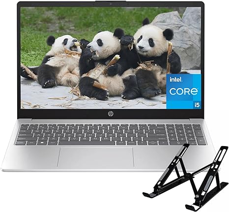 HP Laptop 15.6" for Business - Intel Core i5-1335U(10 cores, Beats i7-1165G7), 32GB RAM, 2TB SSD, Intel Iris Xe Graphics, Wi-Fi 6, Bluetooth, Backlit Keyboard, Win 11 Home in S Mode, Laptop Stand