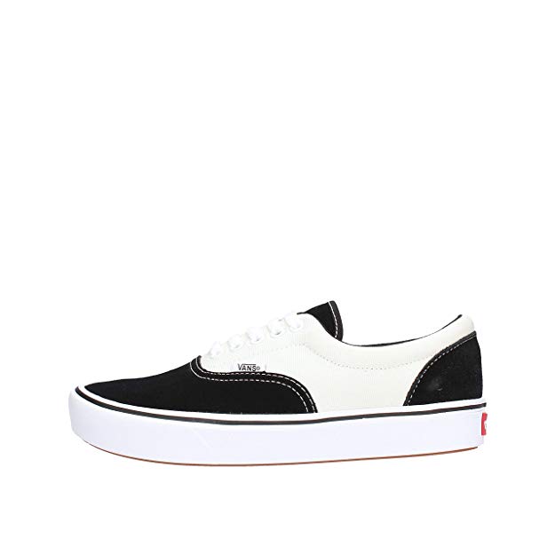 VANS Unisex Era Skate Shoes, Classic Low-Top Lace-up Style in Durable Double-Stitched Canvas and Original Waffle Outsole
