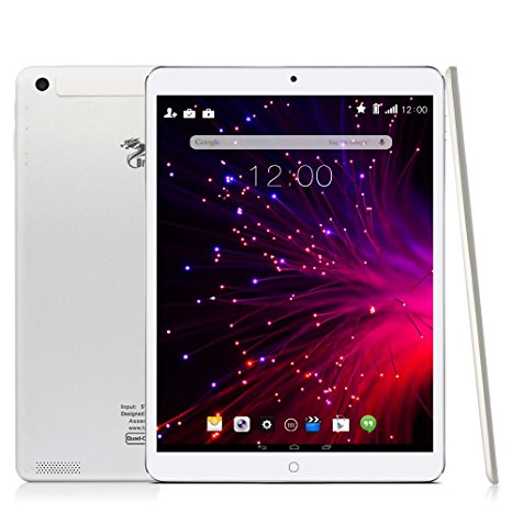 Dragon Touch E97 9.7 inch 3G Unlocked Android Tablet PC, Quad Core 16GB IPS Screen GPS, 5.0MP Camera with AutoFocus, Bluetooth 4.0 GSM Manufacture Warranty