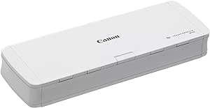 Canon R10 imageFORMULA Scanner Dokumentenscanner Mobil (Duplex Einzug, 600 DPI, eingebaute Plug und Scan Technologie, Farbscan, CaptureOnTouch Lite Software, One-line Contact Image Sensor CIS), weiß