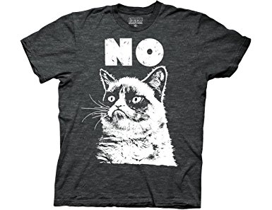 Ripple Junction Grumpy Cat No Adult T-shirt