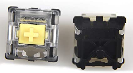 Wholesales Gateron Optical Switches 70/PCS Interchange for Gateron Optical Switches Keyboard SK61 SK64 (Optical Silent Yellow)