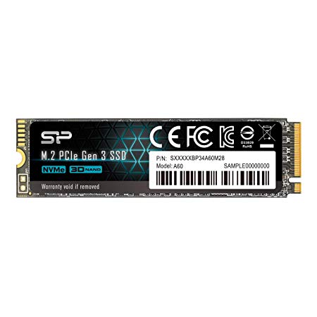 Silicon Power 1TB NVMe PCIe Gen3x4 M.2 2280 TLC SSD (SP001TBP34A60M28)