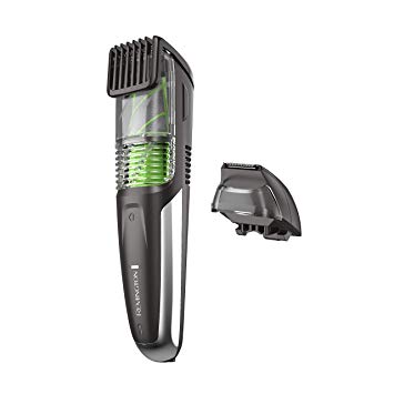 Remington MB6850 Vacuum Stubble and Beard Trimmer, Lithium Power and Adjustable Length Comb w/ 11 Length Settings (2-18mm)