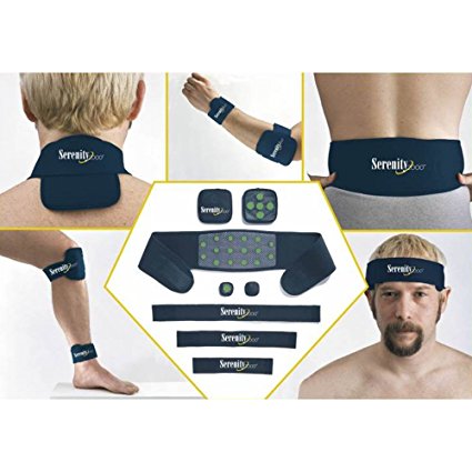 Full Body Magnetic Therapy Set - 8 Piece Magnet Treatment System (Small/Medium(waist up to 36