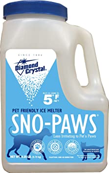 Diamond Crystal SNO-Paws Ice and Snow Melter - Calcium Chloride & Salt Free Pet Safe Ice Melter with Green Tint