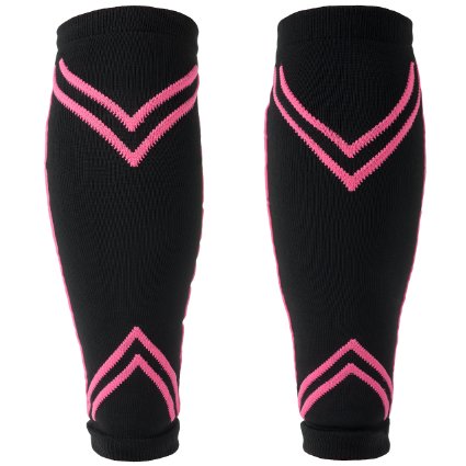 Compression Socks for Women - Our Calf Sleeves Are Not Only Fashionable but Will Be Comfortable and Will Boost Circulation and Aid in Faster Recovery. Voted Number 1 Running Compression Tights. (medium - 12.5 to 15 inches)