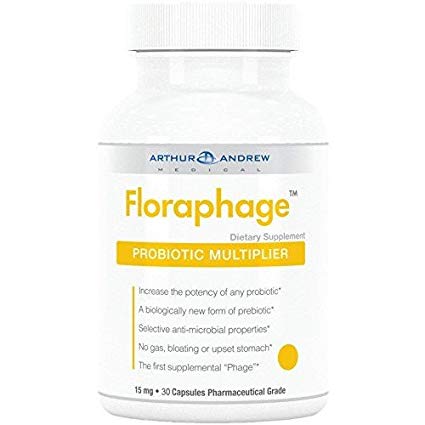 Floraphage - Probiotic Multiplier - Phage Therapy - Eliminate Unwanted Bacteria - 30 Capsules