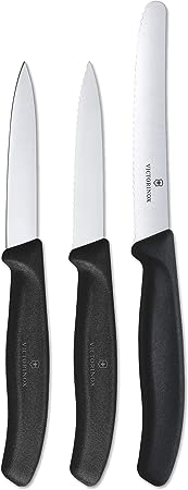 Victorinox Swissclassic Paring Knife Set, Black, Medium