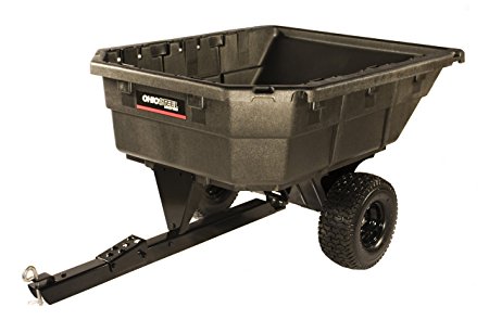 Ohio Steel 4048PSD Heaped Poly Dump Cart With Swivel Dump, 12.5 cu. ft.
