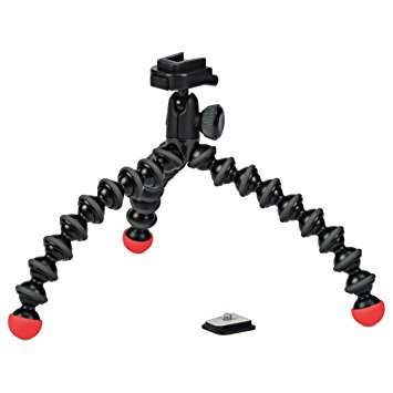 Joby GorillaPod Hybrid Tripod for Compact System Cameras with Integrated Ballhead - Black / Red