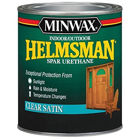 Minwax 63205444 Helmsman Spar Urethane, quart, Satin