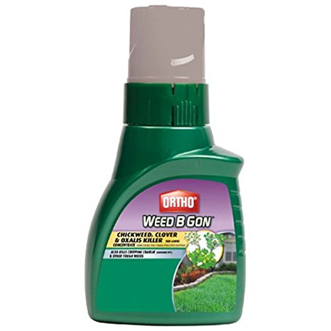 Ortho Weed B Gon Chickweed, Clover and Oxalis Killer for Lawn Concentrate, 16-Ounce