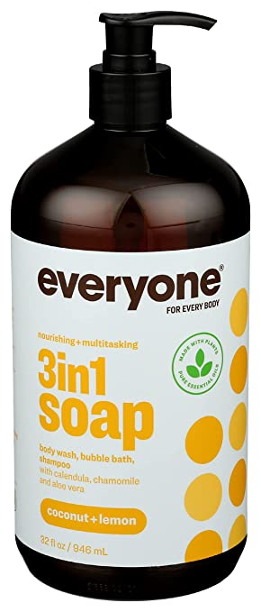 everyone for every body Coconut Lemon Liquid Soap, 32 FZ