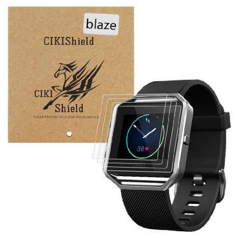 CIKIShield- Premium HD Clear Anti-Bubble Screen Protector for for Fitbit Blaze smart watch Multi-layer Explosion-proof and Anti-Bubble Screen Guard (4-pack)