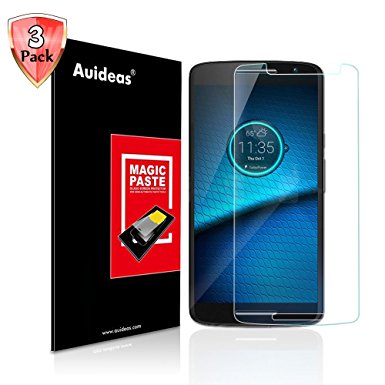 Motorola Droid Maxx 2 /Moto X Play Screen Protector,Auideas Tempered Glass Screen Protector for Motorola Droid Maxx 2 /Moto X Play [3-Pack]