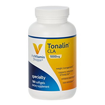 The Vitamin Shoppe Tonalin CLA 1000 MG - 180 Softgels