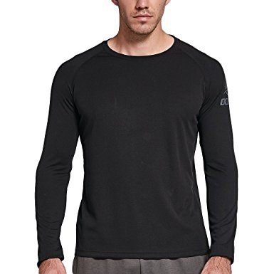 OCIESS Men's Quick-Drying Long Sleeve Athletic Performance T-shirt UPF 50