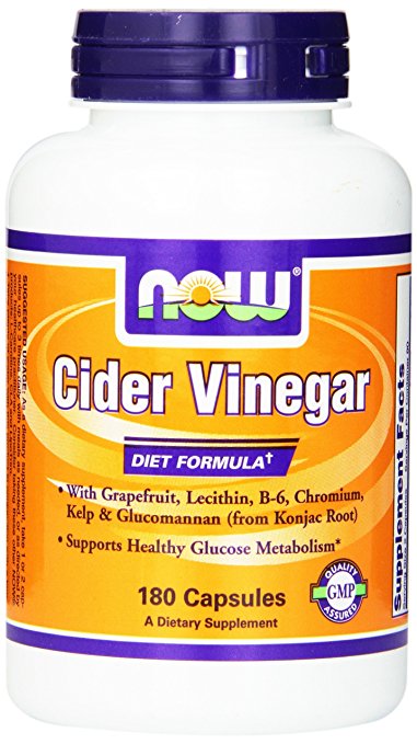 NOW Foods Cider Vinegar Diet, 180 Capsules