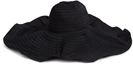 Scala Women's Big Brim Ribbon Hat