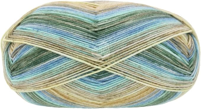 Lana Grossa Meilenweit 100 Extrafine Cosima Yarn, 3490 Multi