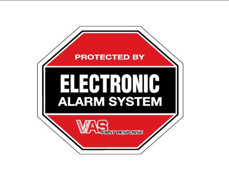 SECURITY SIGN - 105 Burglar Warning Sign - Protected By Burglar Alarm System