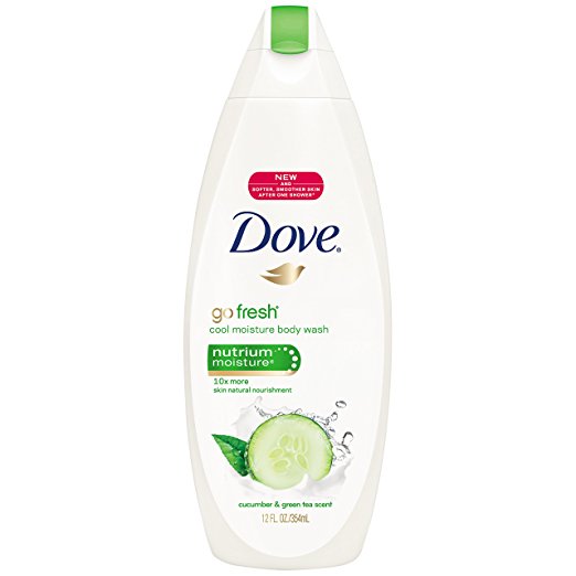 Dove go fresh Body Wash, Cucumber and Green Tea 12 oz