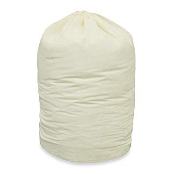 Lamont Home Universal Laundry Cotton Hamper Liner, White (1)