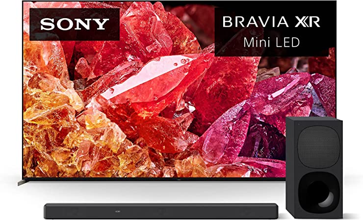 Sony 85 Inch 4K Ultra HD TV X95K Series: BRAVIA XR Mini LED Smart Google TV, Dolby Vision HDR, Exclusive Features for PS 5 XR85X95K- 2022 Model w/HT-G700: 3.1CH Dolby Atmos/X Soundbar Bluetooth Tech