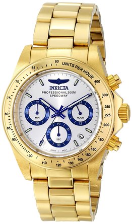 Invicta Men's 17312 Speedway Analog Display Japanese Quartz Gold Watch