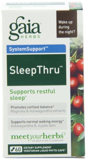 Gaia Herbs SleepThru, 60 Liquid Phyto-Capsules