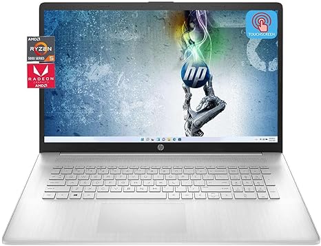 HP 2023 Newest 17.3" HD Touchscreen Laptop, for Business and Students, AMD Ryzen 5 7530U (Beats i7-1165G7), 16GB RAM, 1TB SSD, AMD Radeon Graphics, Wi-Fi 6, Bluetooth, Webcam, Windows 11 Home