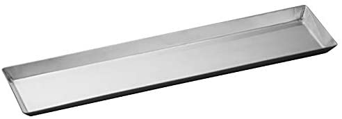 Winco DDSI-101S 14-1/8'' x 3-1/2'' Rectangular Stainless Steel Serving Tray, Platter, Serveware