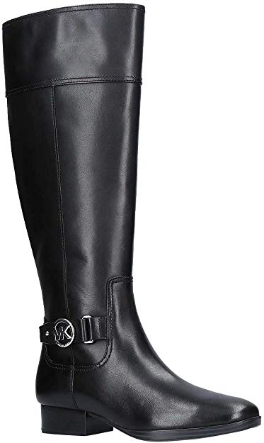 Michael Kors Womens Harland Boot Leather Closed Toe Over Knee Fashion Boots