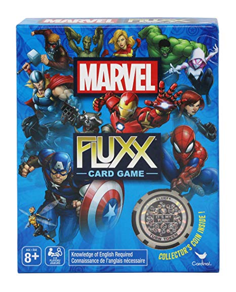 Marvel Fluxx Card Game with Collector's Coin