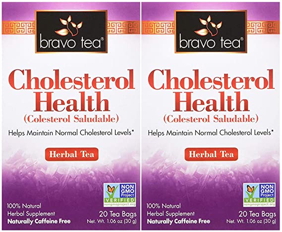 Bravo Teas Cholesterol Health, 20 Tea Bags 2 Pack