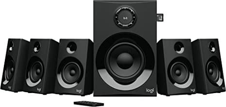 Logitech Z607 160W Wireless Bluetooth 5.1 Surround Speaker System w/Subwoofer - 980-001315