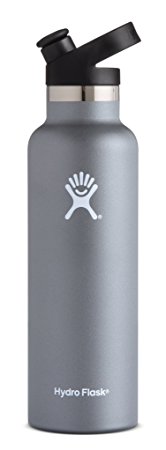 Hydro Flask 21 oz Double Wall Vacuum Insulated Stainless Steel Sports Water Bottle, Standard Mouth with BPA Free Sport Cap