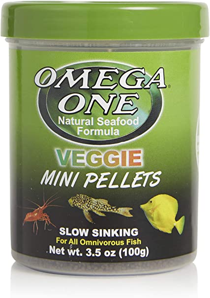 Omega One Veggie Mini Pellets, Sinking