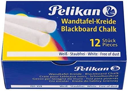 Pelikan 701359 Pelikan Chalk Sticks White 12 Pieces