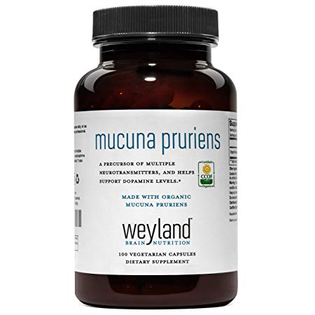 Weyland: Organic Mucuna Pruriens (Made with Organic - 1 Bottle)