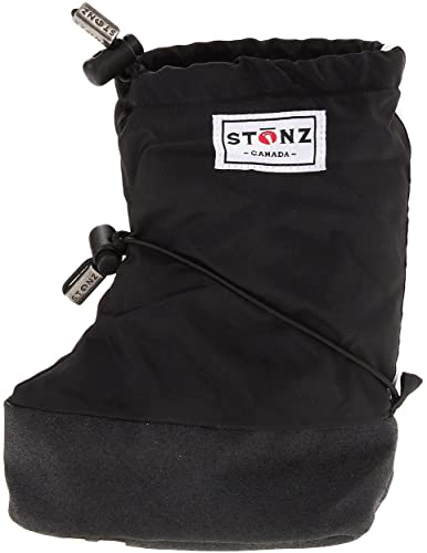 Stonz Winter Booties Baby/Infant/Toddler Boys and Girls - Three Season Stay-On Snow Boots - Over Bare Feet or Shoes -Mild or Cold Weather