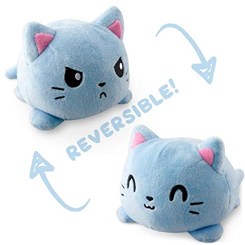 TeeTurtle Reversible Cat Mini - Russian Blue Plush Toys