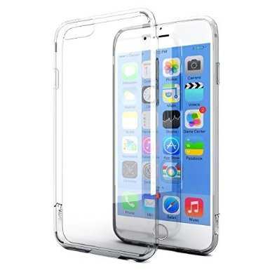 iPhone 6s Case Enther Ultimate Cushion Slim Scratch  Dust Proof Hybrid Transparent Clear Case with Shock Absorb Trim Bumper - Authentic Retail Packaging - for iPhone 6 6S
