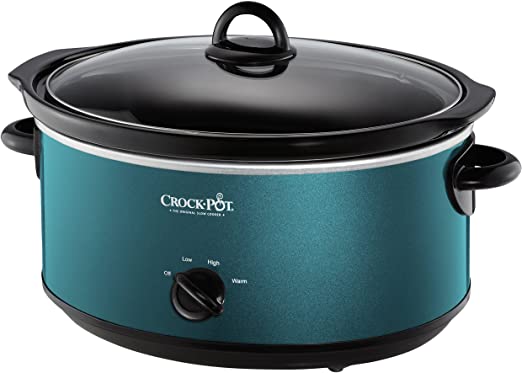 Crockpot SCV700-KT Deisgn to Shine 7QT Slow Cooker Turquoise