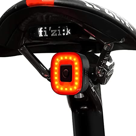 ENFITNIX Tail Light CubeLite II USB Rechargeable Rear Bike Lights Automatic Braking Sensing LED Light Smart Rear Lights IPX5 Waterproof Night Warning Cycling Bicycle Flashlight