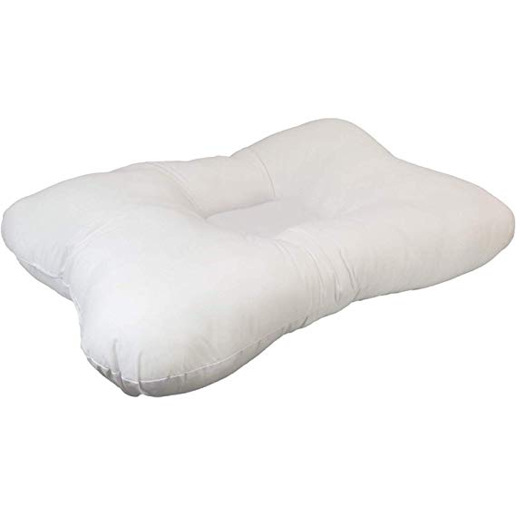 Roscoe Cervical Pillow and Neck Pillow For Sleeping - Indented Contour Pillow for Sleeping on Back or Side - 16" x 23", Firm